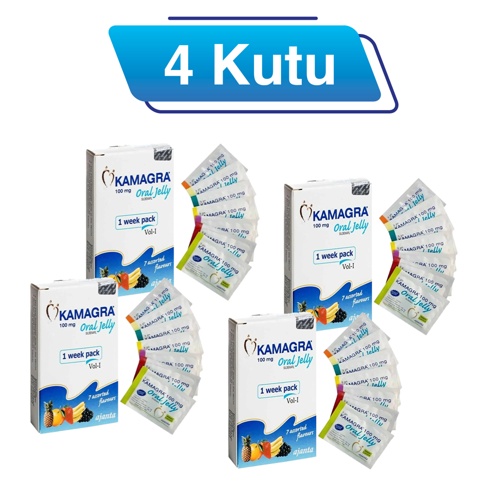 Kamagra Jel 100 Mg 4 Kutu – Cinsel Performans Artırıcı